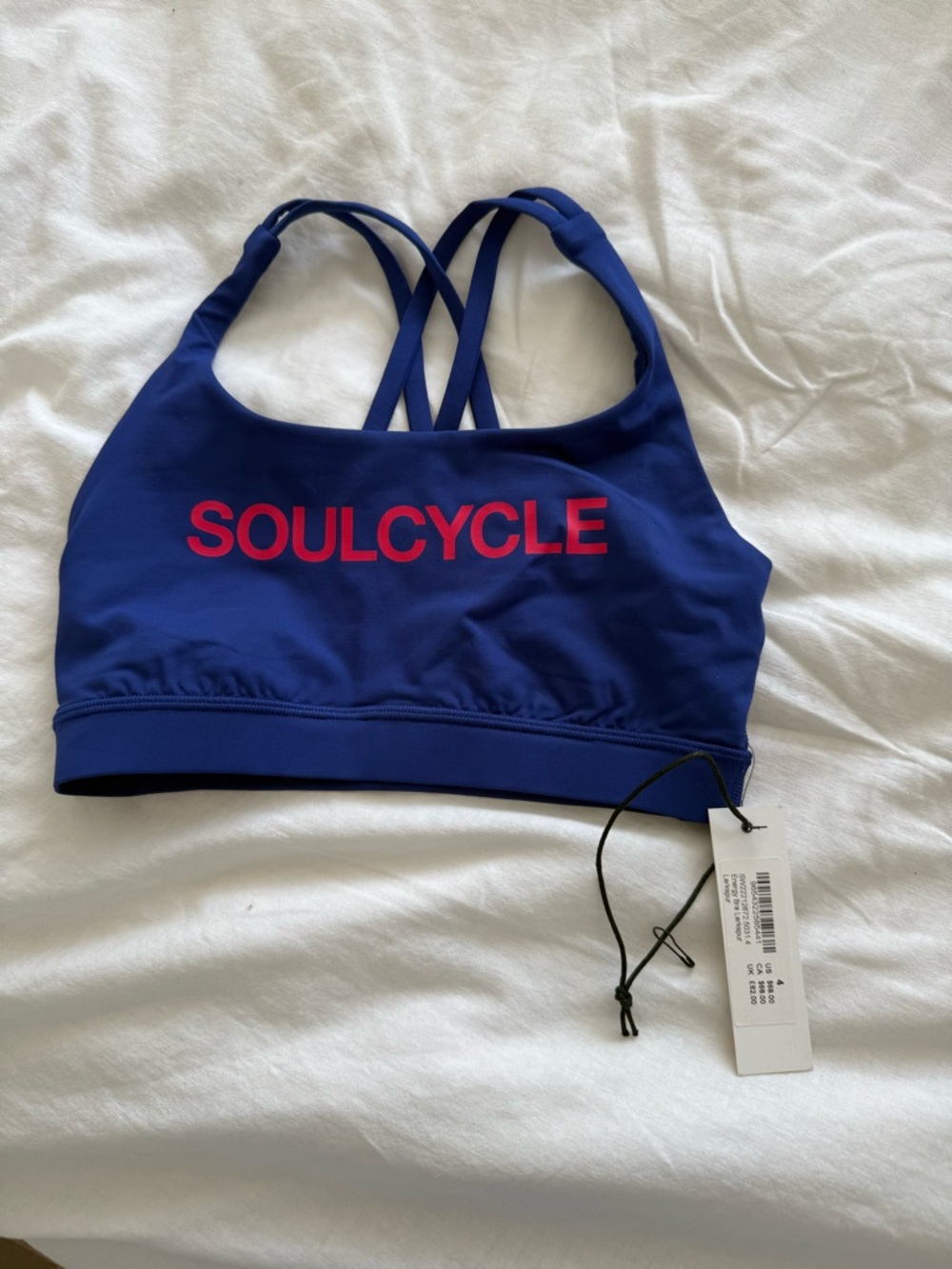 NWOT SoulCycle x Lulu Sports Bra - Size 4